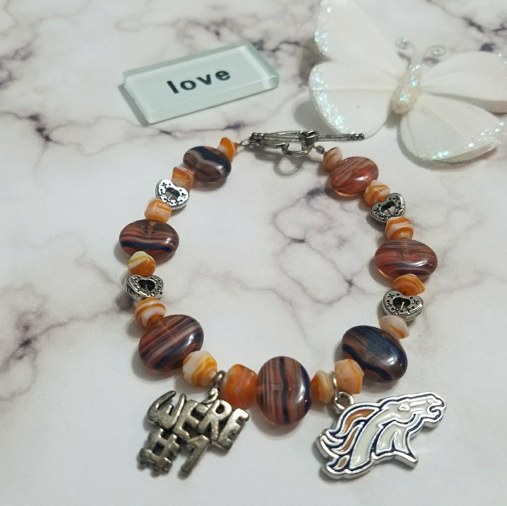 Denver Broncos colors bracelet!  (3 for $15)
